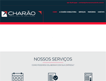 Tablet Screenshot of charaoconsultoria.com.br
